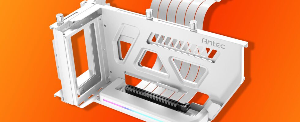 Antec vient de fabriquer un nouveau support vertical pour GPU RVB, et il fonctionne également dans la plupart des boîtiers PC