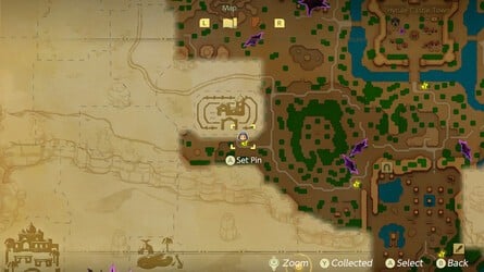 Carte des timbres du Ranch Hyrule