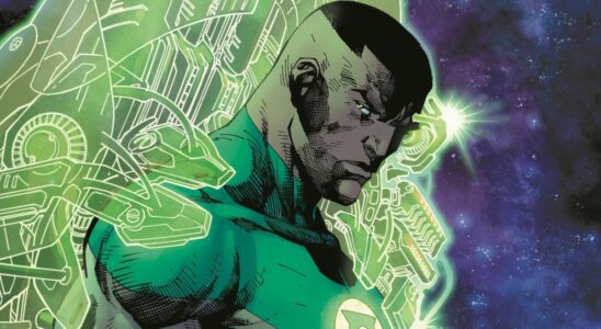 John Stewart's Green Lantern in DC Comics.