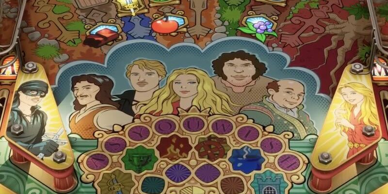 "The Princess Bride Pinball" pour la revue "Pinball FX"... .