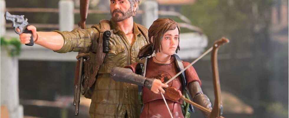 L'ensemble de figurines d'action officiel The Last Of Us est livré avec des accessoires remplaçables (pas de clubs de golf)