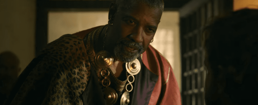 Denzel Washington in Gladiator 2 trailer