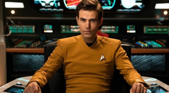 Paul Wesley in Star Trek: Strange New Worlds as James T. Kirk