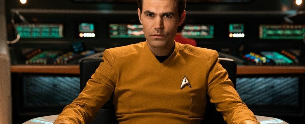 Paul Wesley in Star Trek: Strange New Worlds as James T. Kirk