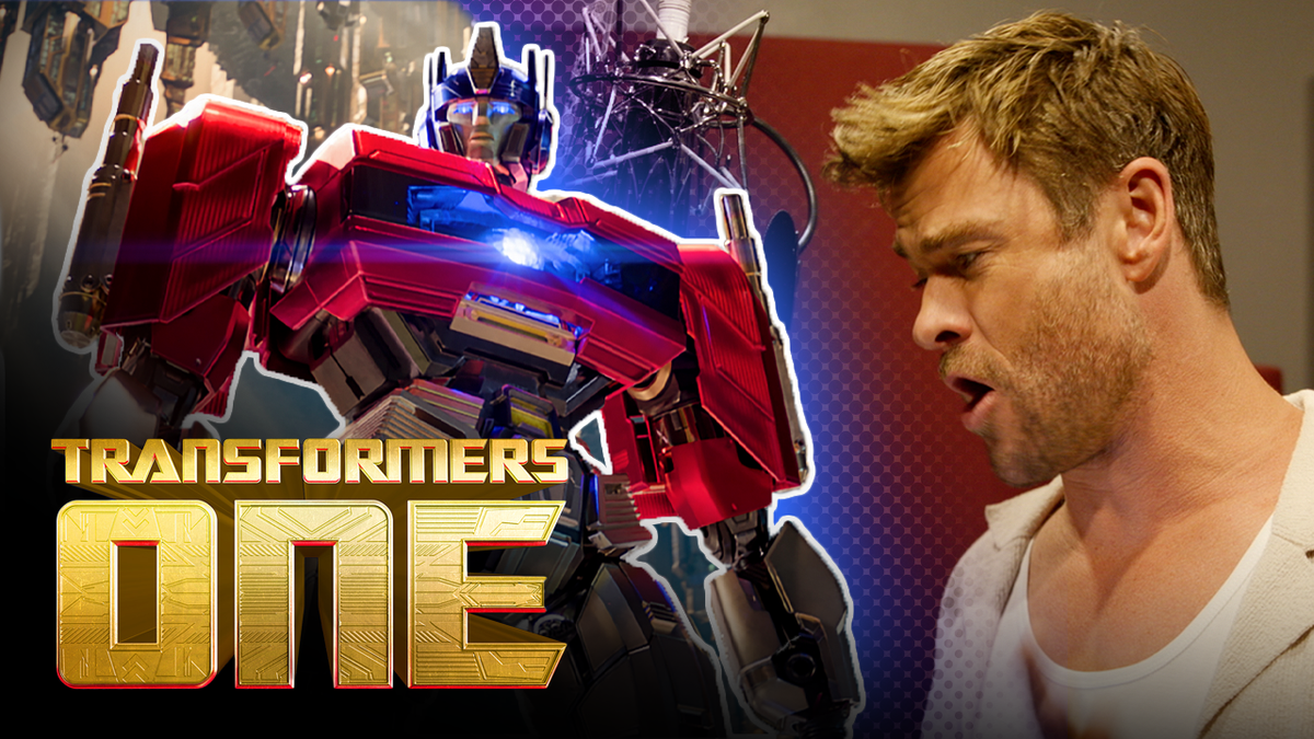 Chris Hemsworth in the vocal performing as Optimus Prime in Transformers: One. 