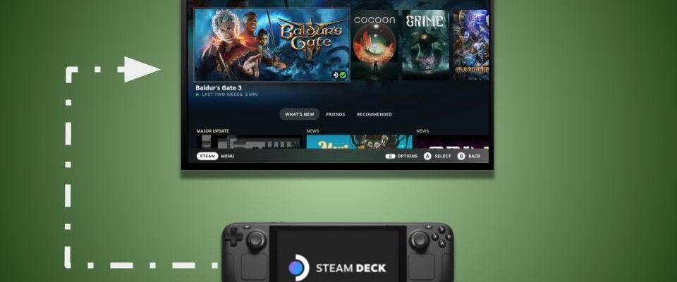 Comment connecter un Steam Deck à un téléviseur ou à un moniteur de jeu