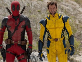 Deadpool (Ryan Reynolds) et Wolverine (Hugh Jackman) dans une scène de « Deadpool & Wolverine ».