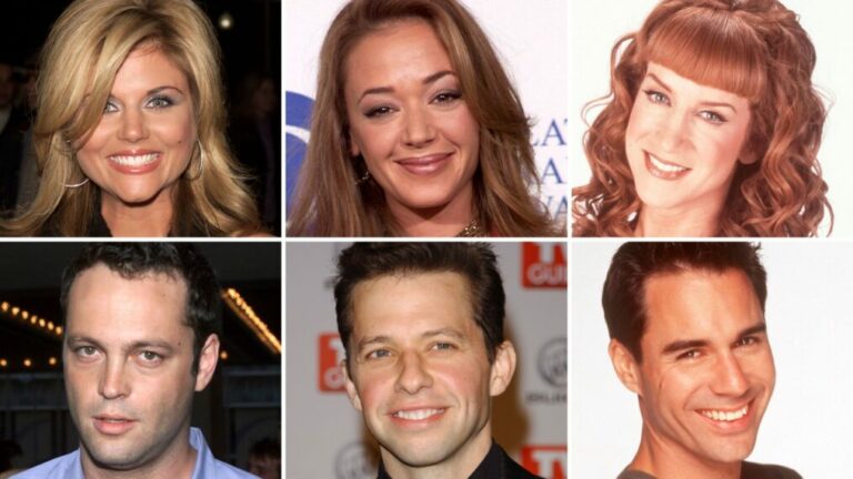 Tiffani Thiessen, Leah Remini, Kathy Griffin, Vince Vaughn, Jon Cryer, and Eric McCormack