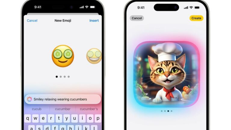 Genmoji et les outils de génération d’images pour iPhone seraient retardés jusqu’à iOS 18.2