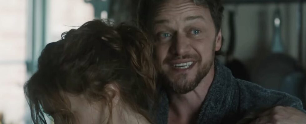 Aisling Franciosi and James McAvoy in Speak No Evil