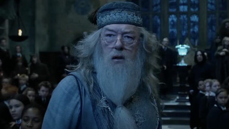 Michael Gambon's Albus Dumbledore in THe Goblet of Fire