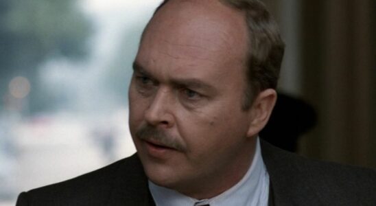 Sgt. John Taggart (John Ashton) looks annoyed in Beverly Hills Cop