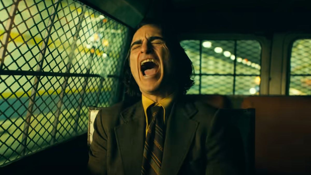 Joaquin Phoenix as Arthur Fleck, aka Joker, in Joker: Folie A Deux.