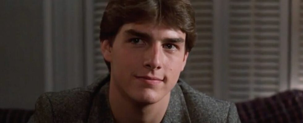 Joel Goodsen (Tom Cruise) is interviewed by a Princeton recruiter in Risky Business