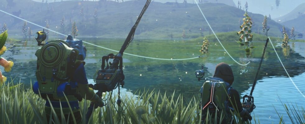 La mise à jour « Aquarius » de No Man's Sky ajoute enfin la pêche intergalactique