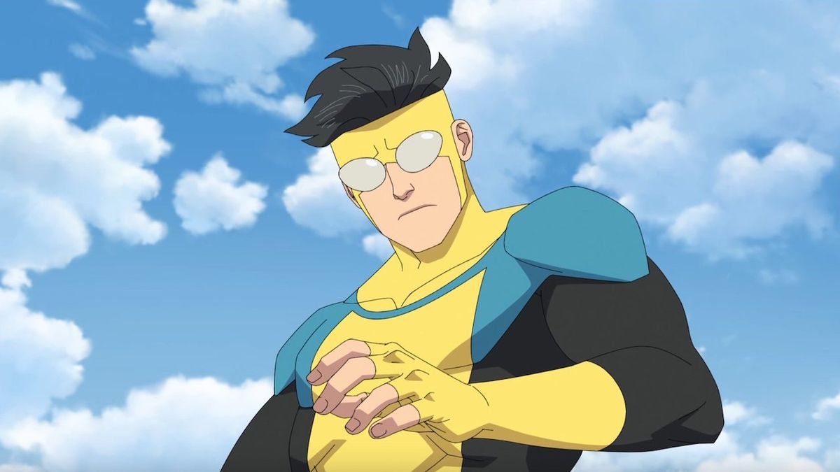 Costumed Mark Grayson in Invincible Season 2