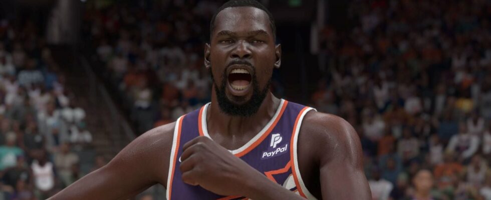 An image of Kevin Durant in NBA 2K25