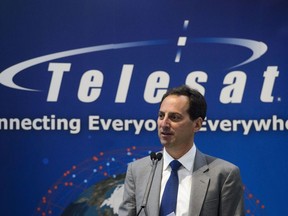 Le président et chef de la direction de Télésat, Dan Goldberg, participe à une conférence de presse à Ottawa le mercredi 24 juillet 2019.