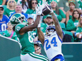 Le retour des Roughriders échoue et ils s’inclinent face aux Blue Bombers lors du Labor Day Classic