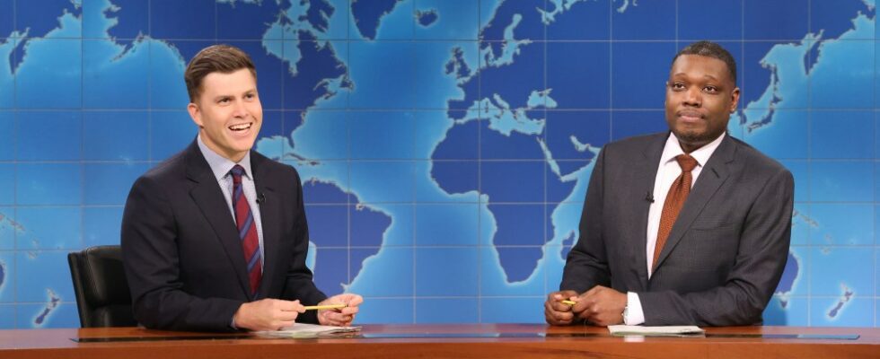 Michael Che a prévenu Colin Jost à propos d'une blague de SNL et a déclaré : « Si tu racontes cette blague à l'antenne, je quitte l'émission » ; la blague est ensuite devenue un succès : « J'étais furieux » Plus de Variety Les plus populaires À lire absolument Inscrivez-vous aux newsletters de Variety Plus de nos marques