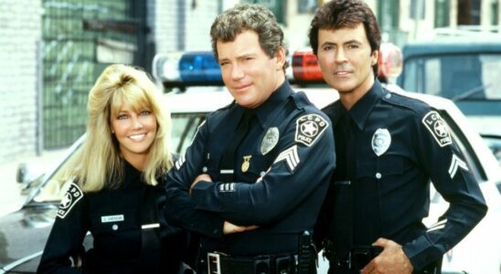 Heather Locklear, William Shatner, and James Darren in