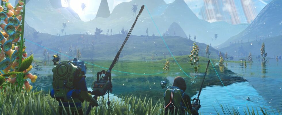 No Man's Sky se lance dans la nouvelle mise à jour de pêche Aquarius