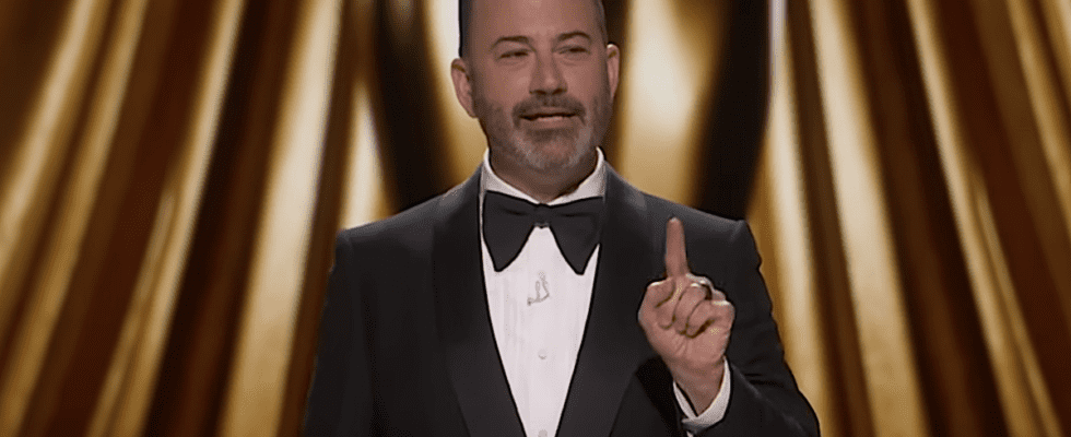 Jimmy Kimmel hosting the Oscars in 2024