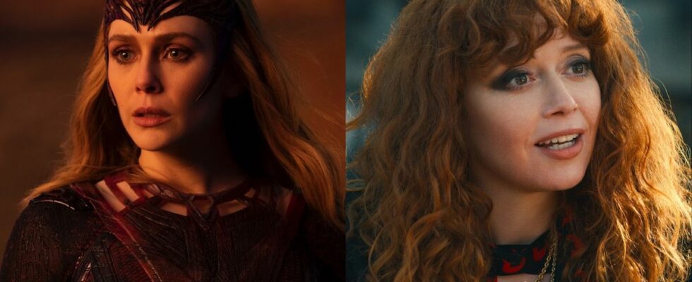 Elizabeth Olsen in Doctor Strange 2 and Natasha Lyonne in Russian Doll Season 2