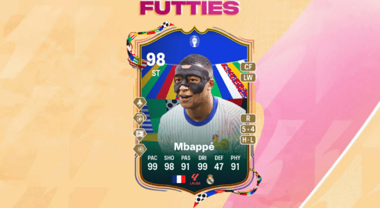 An image of Kylian Mbappe TOTT SBC solutions in EA FC 24