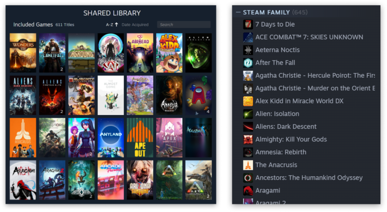 Steam Families est en ligne et vous pouvez tous jouer en même temps