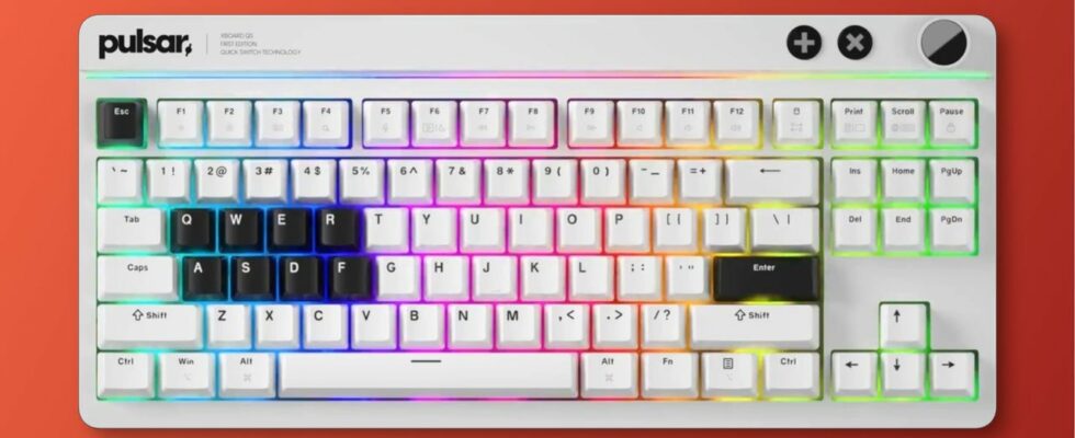 Test du clavier mécanique Pulsar Xboard QS