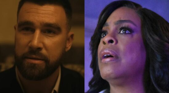 Travis Kelce and Niecy Nash as they appear on FX's Grotesquerie