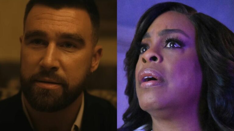 Travis Kelce and Niecy Nash as they appear on FX's Grotesquerie