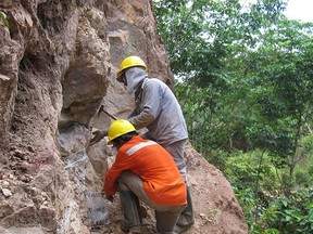 Projet de cuivre Warintza de Solaris Resources dans le sud-est de l'Équateur.