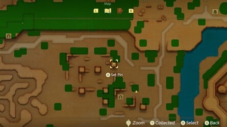 Carte des ruines d'Hyrule