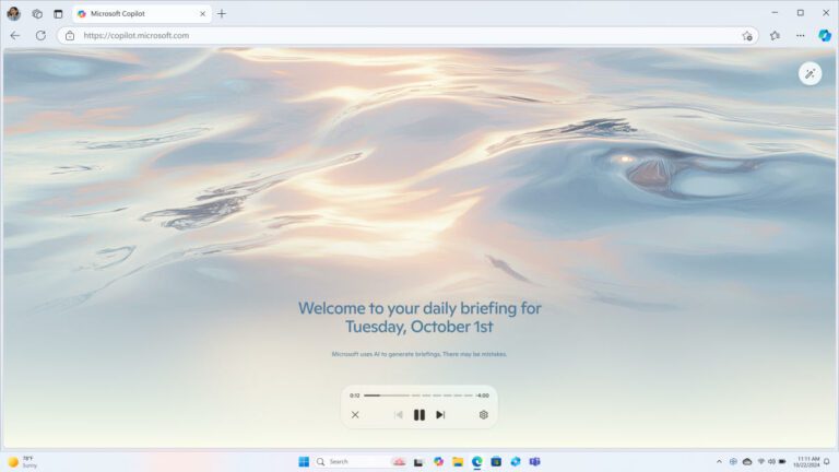 Copilot AI de Microsoft obtient une voix et la possibilité de voir les sites Web que vous parcourez