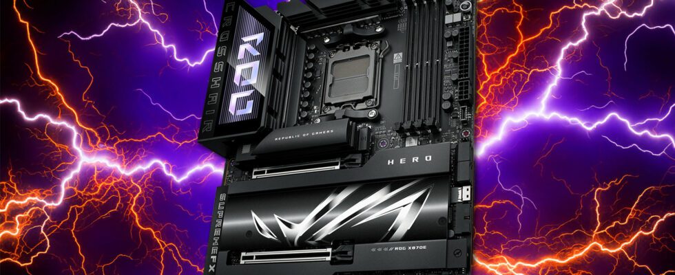 La nouvelle carte mère X870E d'Asus vient de battre un record de vitesse de processeur de jeu AMD