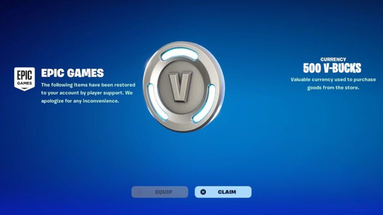 Fortnite annonce un autre remboursement de V-Bucks, vérifiez si vous êtes éligible
