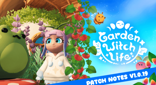 Mise à jour de Garden Witch Life disponible maintenant (version 1.0.19), notes de mise à jour