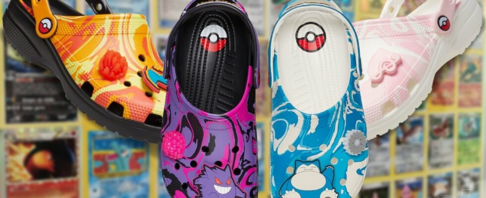 La dernière collaboration Crocs X Pokémon sera lancée plus tard ce mois-ci