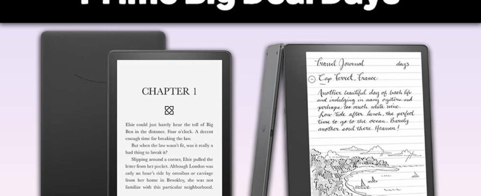 Préparez votre lecture d’hiver avec des réductions importantes sur Kindle Scribe et Paperwhite