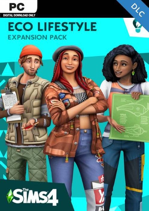 Les Sims 4 Eco Lifestyle (code PC)