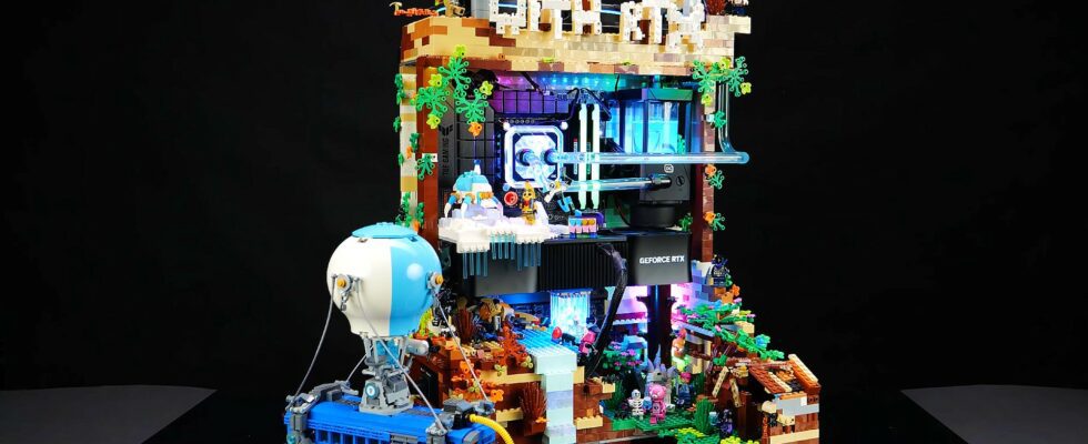 Découvrez ce PC de jeu Lego Fortnite avec une Nvidia GeForce RTX 4080 Super