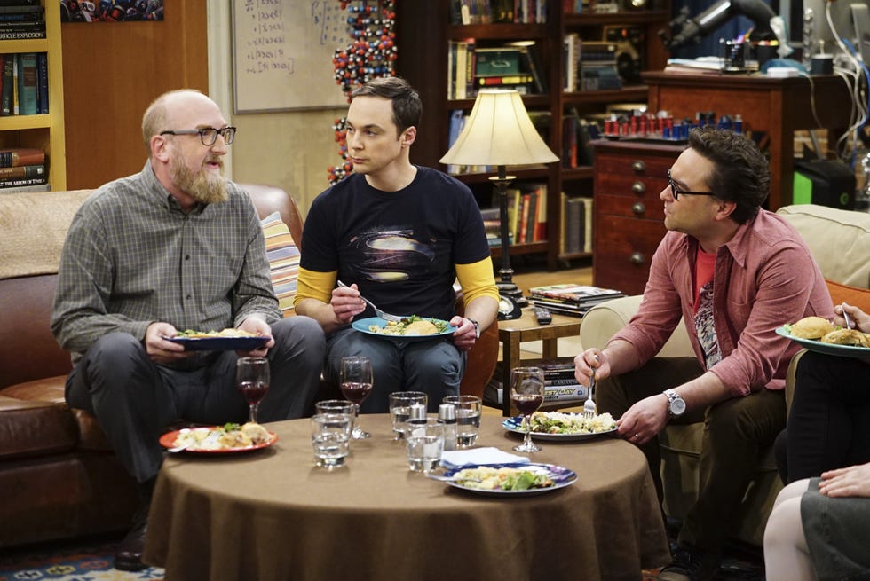 Brian Posehn, Jim Parsons, Johnny Galecki, la théorie du Big Bang