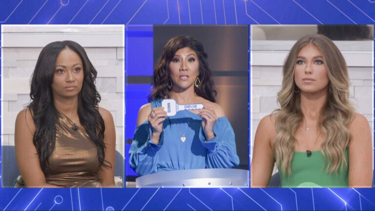 Chelsie Baham, Julie Chen Moonves, and Makensy Manbeck on Big Brother