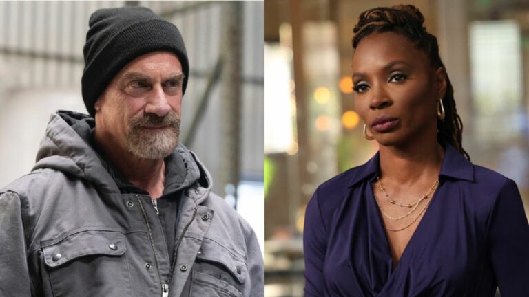 Christopher Meloni in Law &amp; Order: Organized Crime 4x05 and Shanola Hampton in Found 2x02