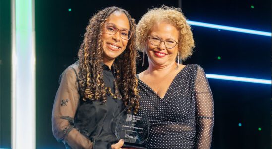 Channing Dungey and Debra Lee at the 2024 Big Brothers Big Sisters of Greater Los Angeles area Gala.