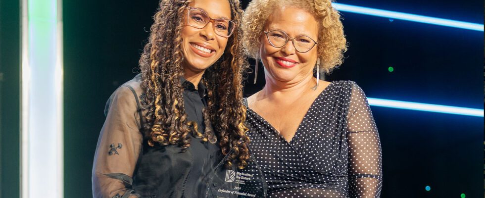 Channing Dungey and Debra Lee at the 2024 Big Brothers Big Sisters of Greater Los Angeles area Gala.