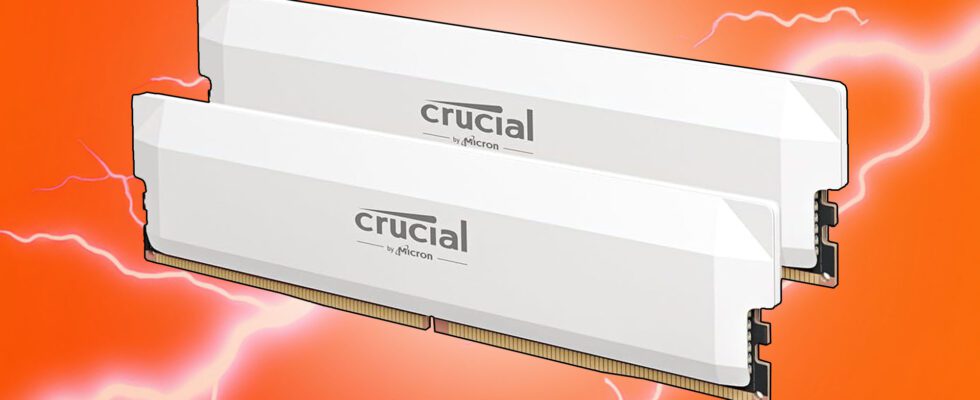 Économisez 22 % sur 32 Go de DDR5 grâce à cette incroyable offre de RAM de jeu de Crucial