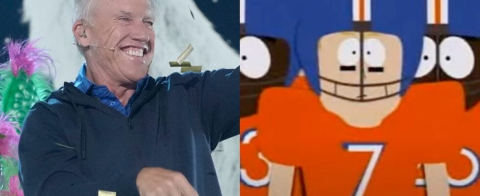 John Elway nous a fait part de ses réflexions sur South Park en l'utilisant pour des intrigues passées, et j'ai été surpris par sa réponse